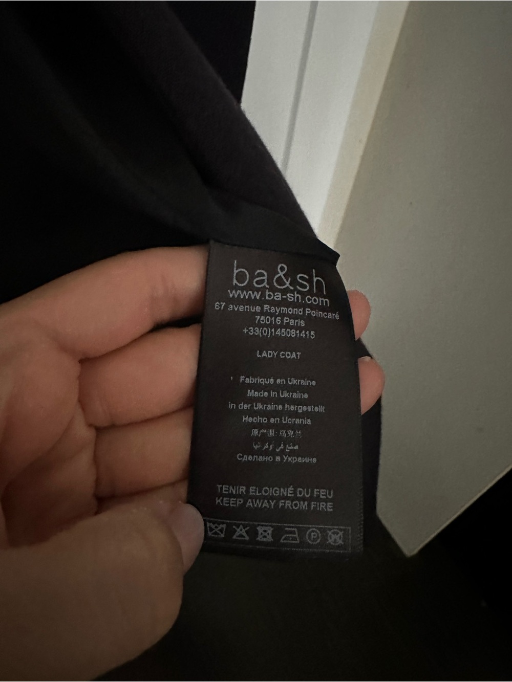 ba&sh Long Single-Button Coat - Picture 6 of 8